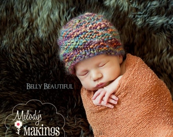 Twisticle Beanie Knitting Pattern - All Sizes Newborn through Adult Male Included - PDF Sale - Instant Digital Download