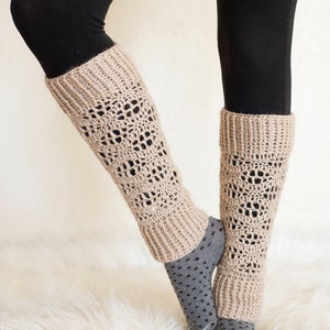 Girl's Leg Warmers Crochet Pattern Crochet Leg Warmers Pattern Woman's Leg Warmers Crochet Pattern Leg Warmers Crochet Pattern image 1