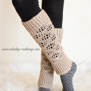 Girl's Leg Warmers Crochet Pattern Crochet Leg Warmers Pattern Woman's Leg Warmers Crochet Pattern Leg Warmers Crochet Pattern image 2