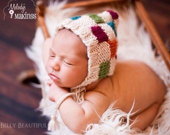 Fall Baby Knit Pattern - Fall Hat Knitting Pattern - Photography Prop Hat Knit Pattern - Newborn Hat Knitting Pattern - Baby Hat Pattern