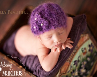 Mohair Violet Hat Knitting Pattern - 5 Sizes Included - PDF Sale -  Instant Digital Download