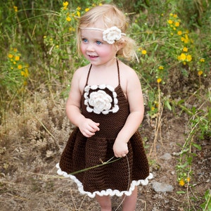 Autumn Lovin' Dress Crochet Pattern - All Newborn, Baby, Toddler, and Child Girl Sizes Included