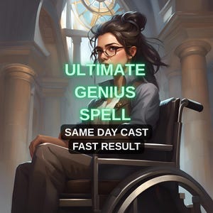ULTIMATE GENIUS SPELL - Powerful Ritual for Intelligence, Memory & Mental Clarity - Same Day Casting