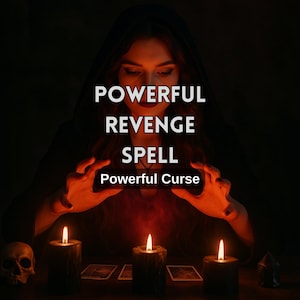 Hechizo de venganza: Ritual oscuro para la justicia y el karma