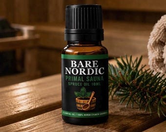 Aceite esencial natural de abeto noruego para sauna, vertido a mano, 10 ml