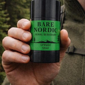 Handgemaakte natuurlijke talgdeodorant: sparrenoliegeur, aluminiumvrij