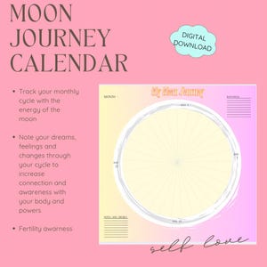 Moon Journey Calendar