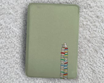 Funda magnética desmontable para Kindle Bookish Silly Goose, funda para Kobo Clara Colour, funda para Kobo con correa para Kindle Paperwhite 12.º, regalo para ratones de biblioteca.