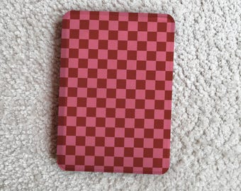 Checkered E-Reader Case for All New Kobo Clara Colour, Checkmate 2025 Kindle Paperwhite Cover with Hand Strap, Kindle Scribe/Colorsoft Case