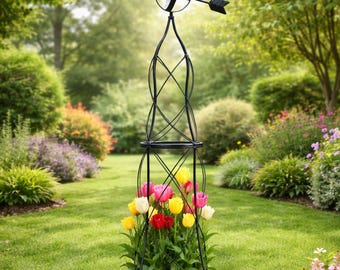 Metal Garden Trellis Outdoor – Plant Support Trellis for Garden | Garden Trellis for Plant, Flowers and Vines