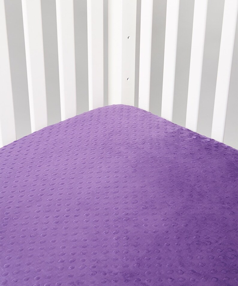 Minky Standard Crib Sheet Choose Your Color