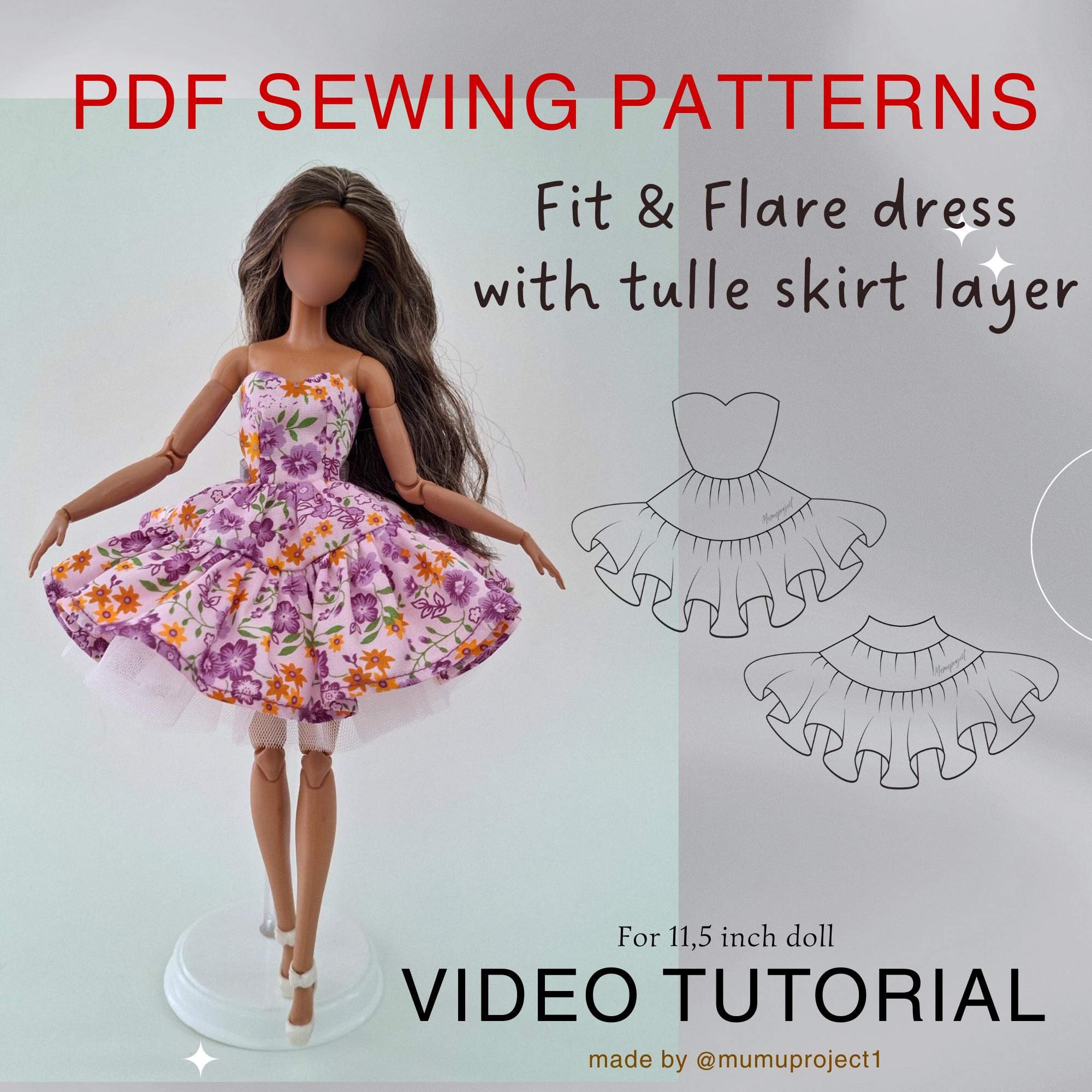 gucci fitted dress Fit And Flare Dress Sewing Pattern With Instant Download – Shakti Patterns