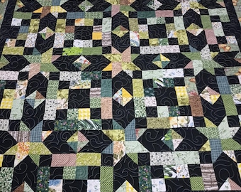 Patchwork takaró Starbright Dragonfly Dance mintával