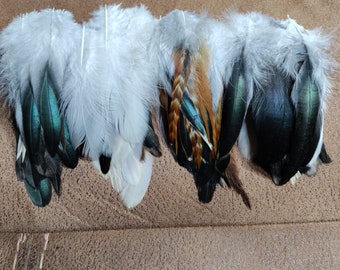 Schlappen Feather Sampler - Short Feathers - lot of 100