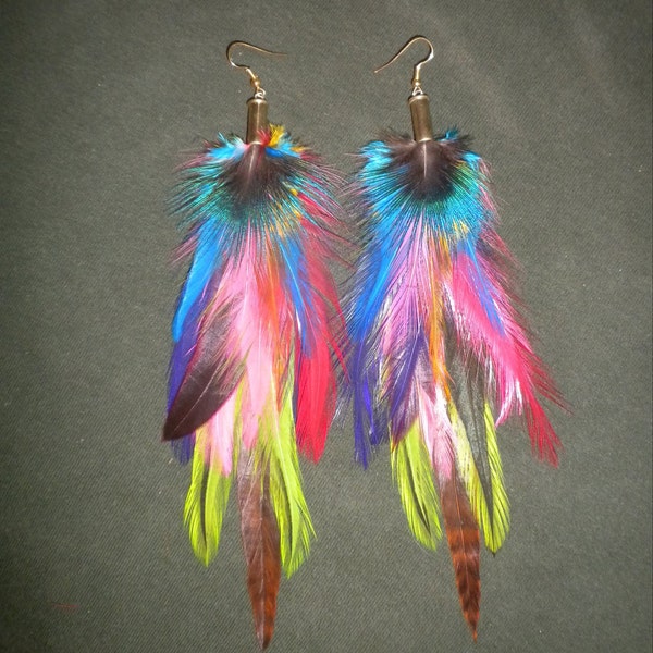 Pinata Party - Feather Earrings