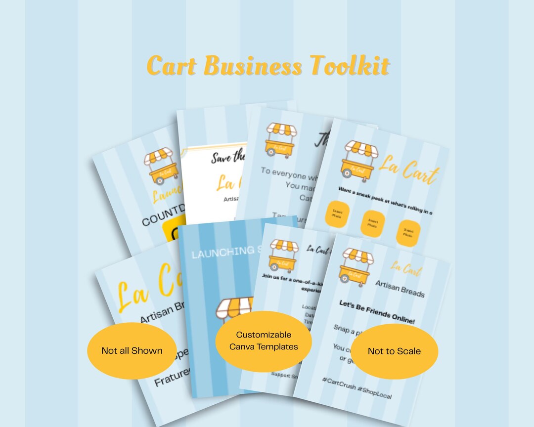 How to Start a Cart Business Toolkit, Worksheets & Marketing Templates ...