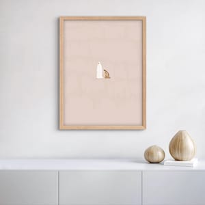 Woman Touches Jesus Print: Minimalist Bible Art (Digital Download)