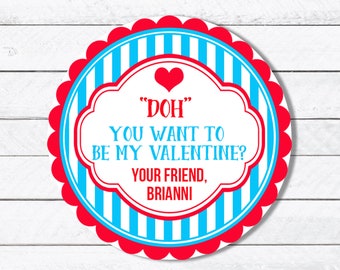 Play Dough Valentine - Play Doh Valentine - Kids Valentines - Personalized Classroom Valentine - Non-Candy Valentine