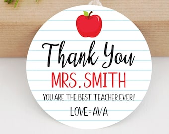 Teacher Appreciation Tag - Printable Teacher Tag- Teacher Appreciation Week - Printable Teacher Gift Tags