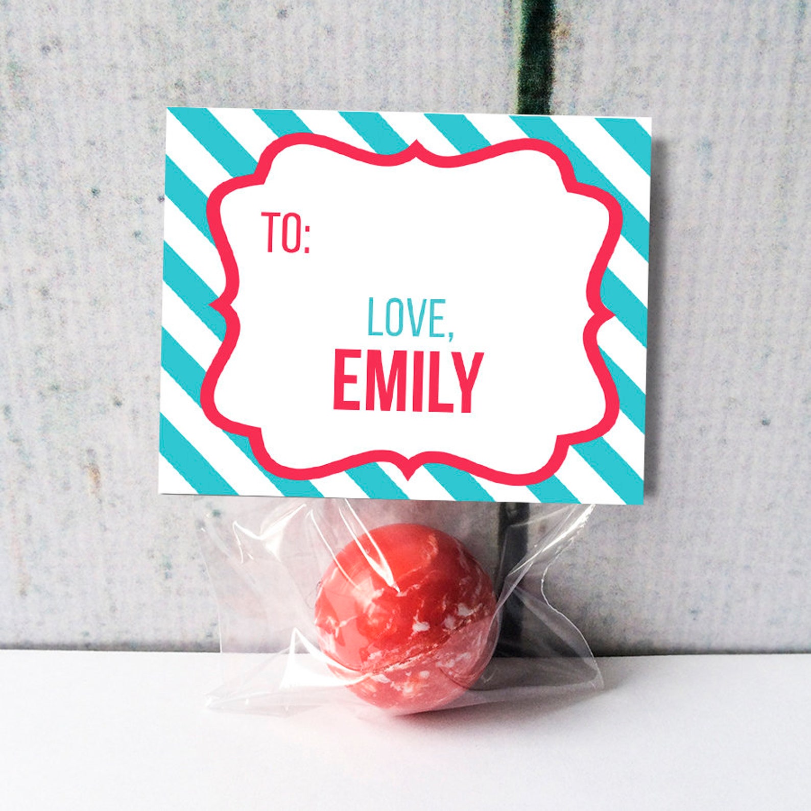 Ball Kids Valentine Printable and Editable Kids Valentine - Etsy