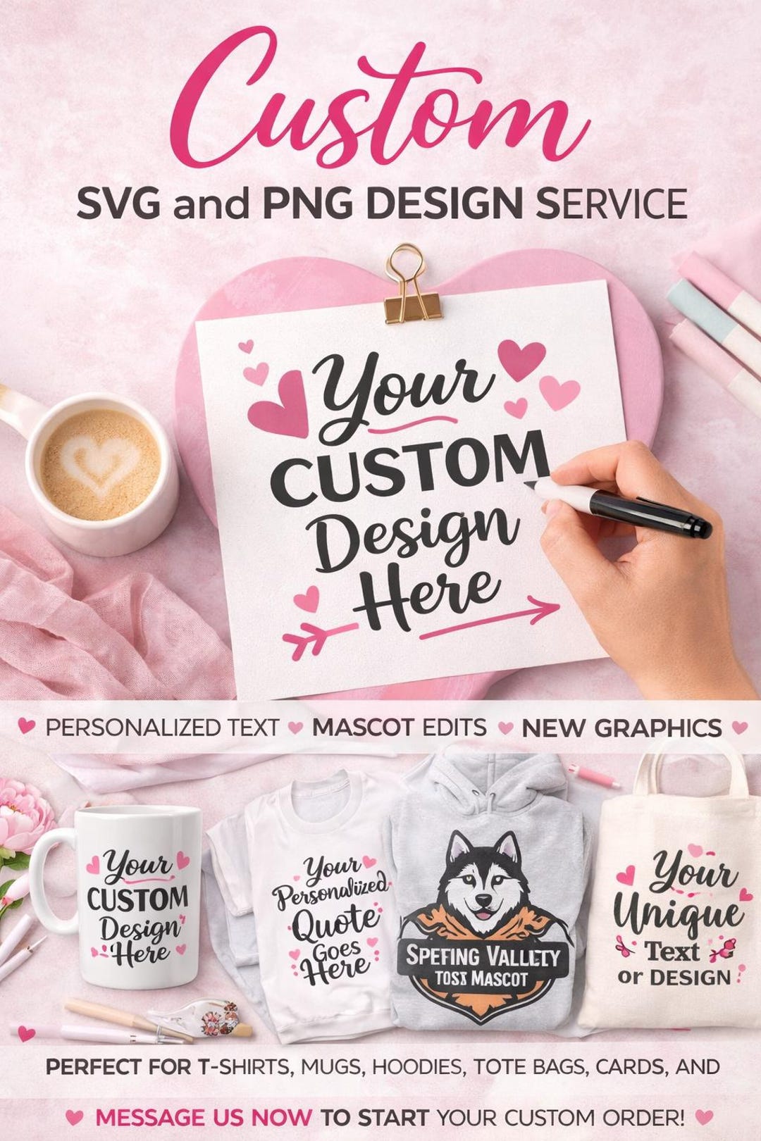 Custom SVG PNG Design Service, Personalised T-shirt Graphic (digital ...