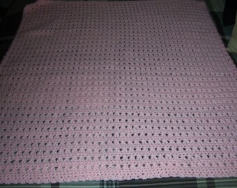 Handmade Pink Baby Blanket