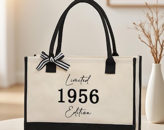 1956 Limited Edition Tote Bag, 70th Birthday Gift for Woman