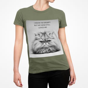 Grumpy Cat T-Shirt: Funny Ailurophile Gift, Relaxed Fit