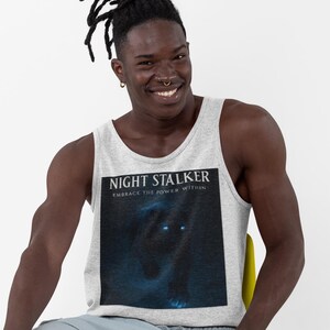 Night Stalker Tank Top: Garment-Dyed Cotton Sleeveless Tee