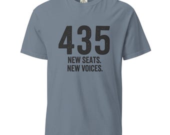 435 New Seats T-Shirt | Anti-Incumbent Congress Tee | Comfort Colors®
