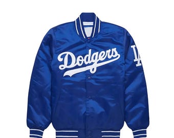 Dodgers ジャケット XL 青/銀 Dodgers ジャケット XL 青/銀