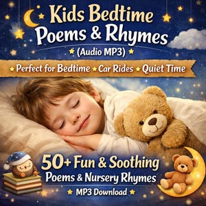 Poesie e filastrocche per bambini prima di andare a dormire: oltre 50 file audio MP3 per un apprendimento e un sonno tranquilli