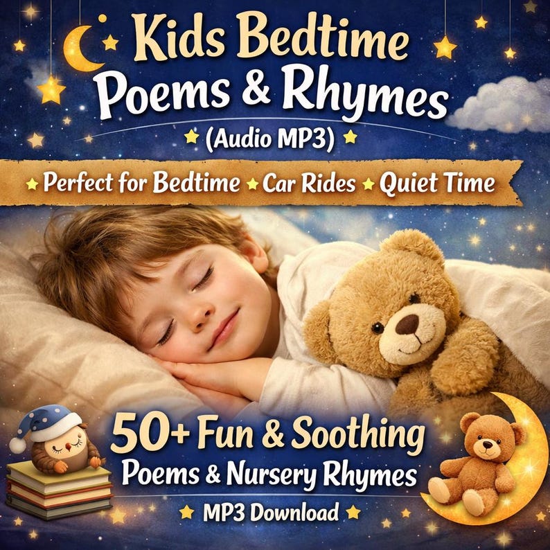 Kids Bedtime Poems and Nursery Rhymes – 50+ Audio Mp3s for Calm ...