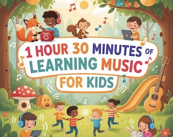 Barnens lärande sånger: 30+ roliga och pedagogiska MP3-filer (digital nedladdning)