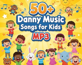 50+ Danny-musiklåtar för barn: Pedagogisk MP3-samling (digital nedladdning)