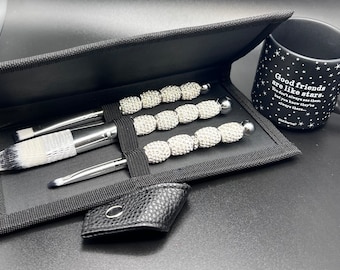 Handmade makeup brushes, bling decor, bling makeup brush, beauty supplies, make up brush