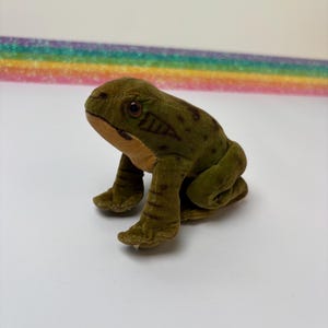 Vintage 1950s Steiff Frog Good Condition, Made in Germany, Steiff Toy, Steiff Stuffed Animals, Vintage Stuffed Frog, Frog Lover Gift