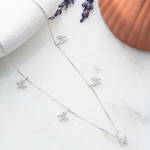 Sterling Silver Butterfly Necklace: Enamel Animal Pendant