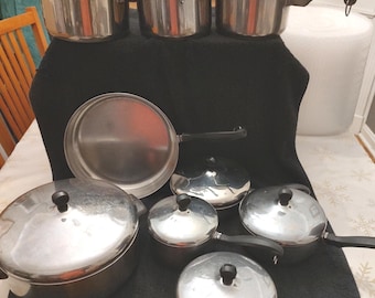 Vintage Farberware Aluminum-clad Stainless-steel Cookware
