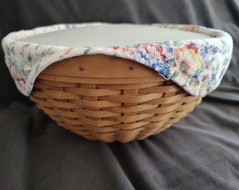 2003 Longaberger Hostess 11" Bowl Basket Combo