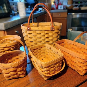 Medium Longaberger Baskets - Etsy