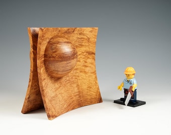 River tamarind burr square wooden box, wood turning, gifts for dad, from the tree