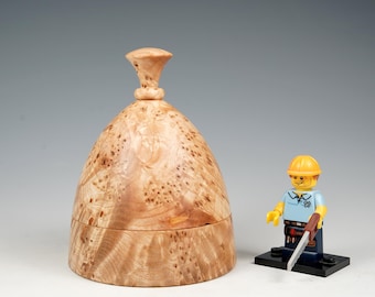 Burr ash wooden box, wood turning, gifts for mum, fromthetree