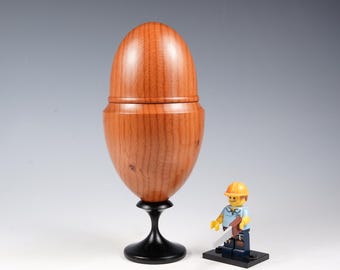 Yew & African blackwood wooden box, wood turning, gifts for dad, fromthetree