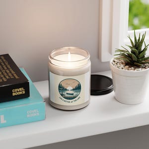 Life is Better at the Lake Candle for Lake House, Guests Rooms and Living Spaces, Multiple Fragrances or Unscented