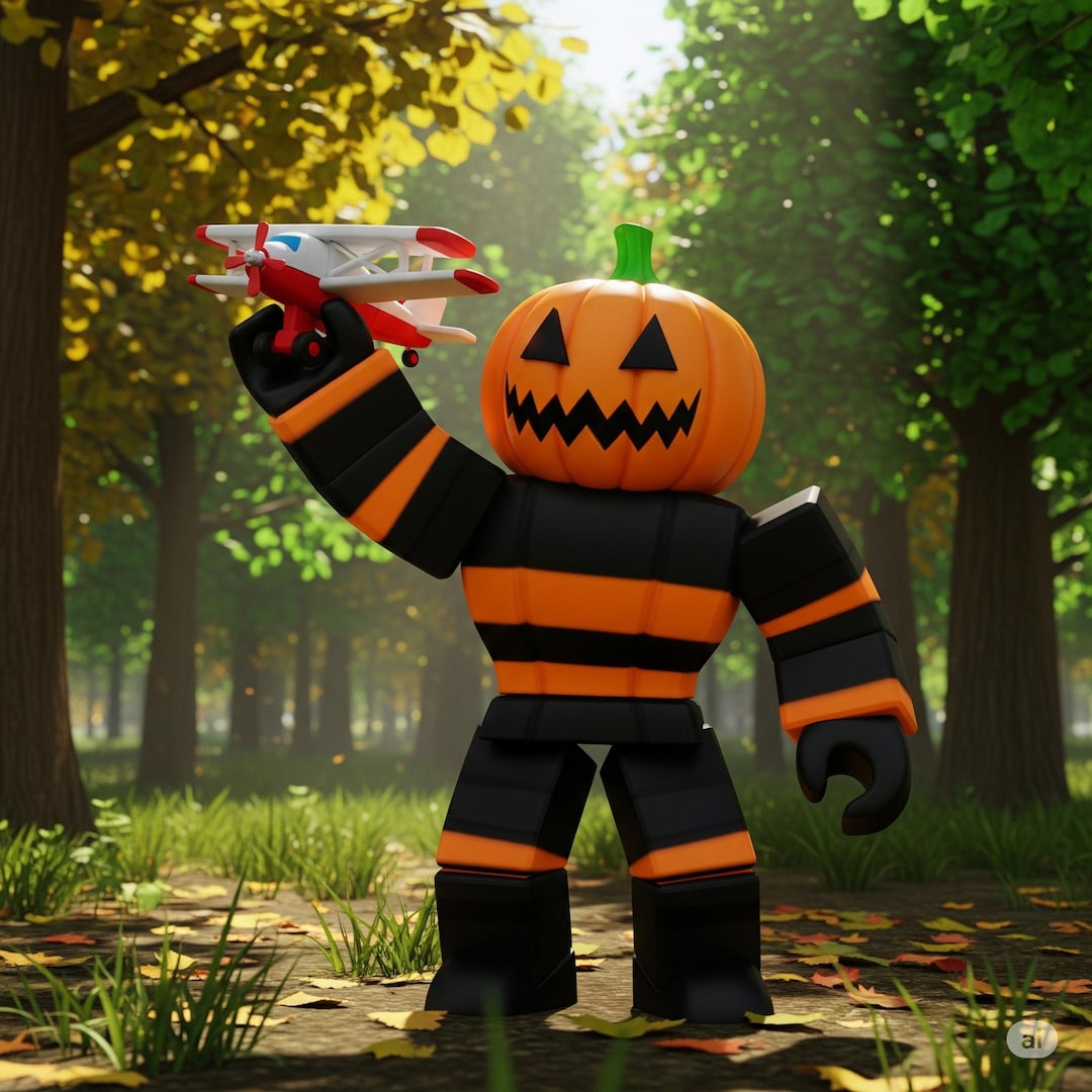 Roblox Pumpkin Head Art Etsy Il 8w5r 