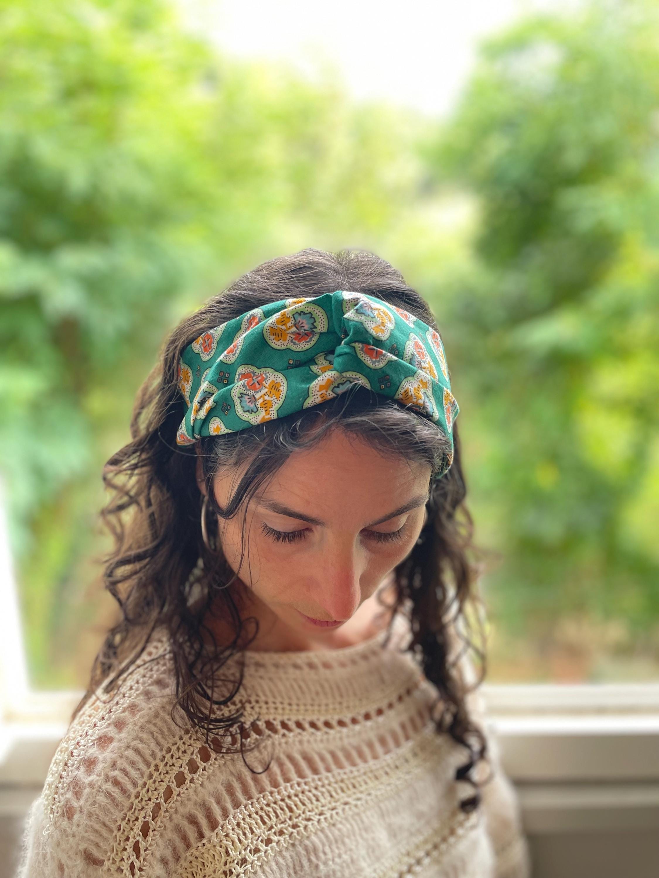 Upcycled Fabric Hair Band - Etsy display picture 1