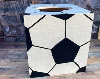 Soccer tissue box cover, Boys Nursery tissue box, Sports room, soccer gifts, soccer nursery, Boys room , soccer, teen soccer gifts,