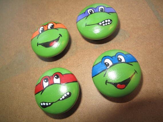 80 S Teenage Mutant Ninja Turtle Hand Painted Dresser Etsy