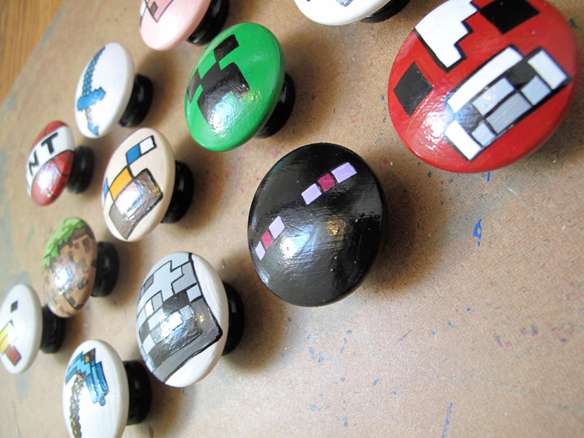 Customized Video Game Dresser Knobs Nursery Knobs Kids Room Etsy
